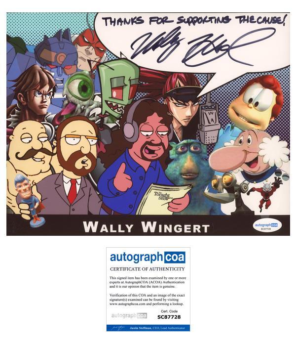 Wally Wingert “Bleach” Voice Actor AUTOGRAPH Signed Autographed 8×10 Photo ACOA