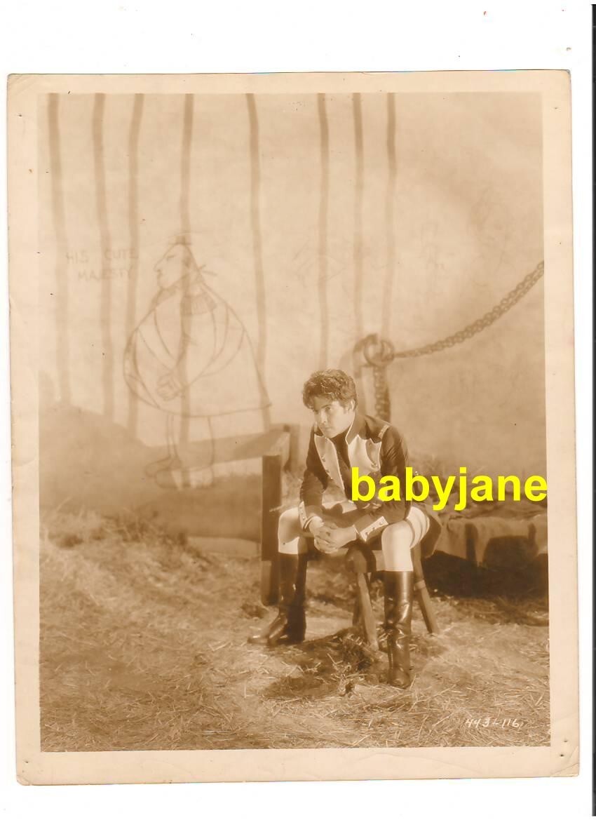 RAMON NOVARRO ORIGINAL 8X10 PHOTO IN UNIFORM 1929 MGM DEVIL MAY CARE