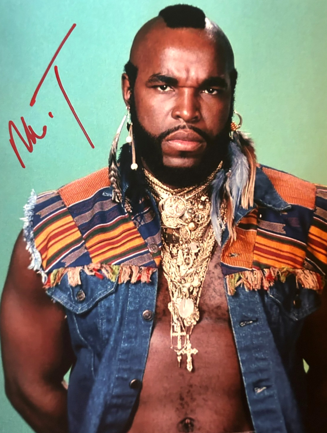 Mr. T Signed ROCKY III: Clubber Lang 8×10″ Original Authentic Autograph w/COA