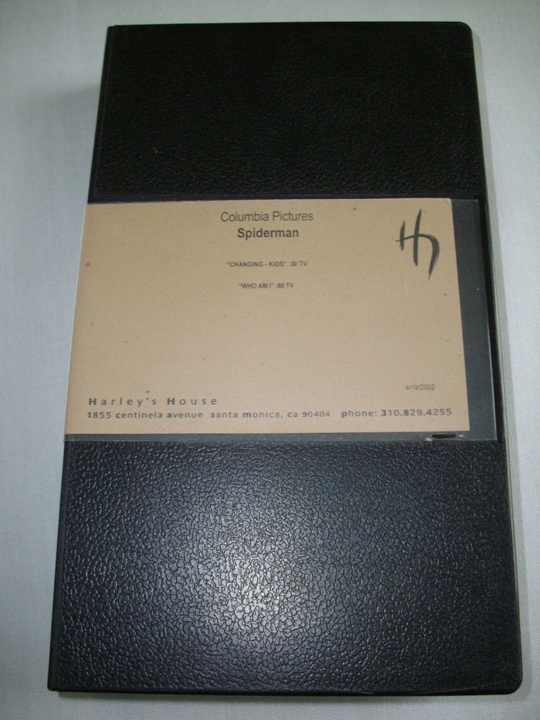 RARE 2002 COLUMBIA PICTURES SPIDER-MAN MOVIE TV SPOTS SCREENING COPY VHS TAPE!