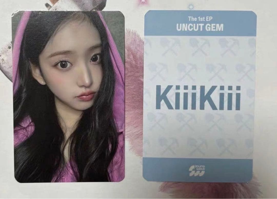 KiiiKiii LEESOL UNCUT GEM soundwave Photocard PC Photo card Mint condition