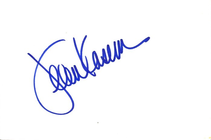 Actress & Inventor JEAN KASEM In-person Autograph