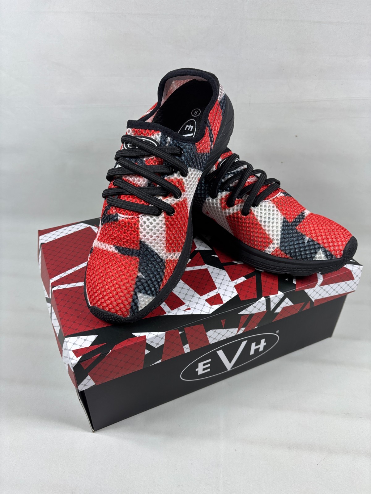 EVH Eddie Van Halen Frankenstein Mesh Shoes Mens 9 Womens 11 NEW WITH BOX