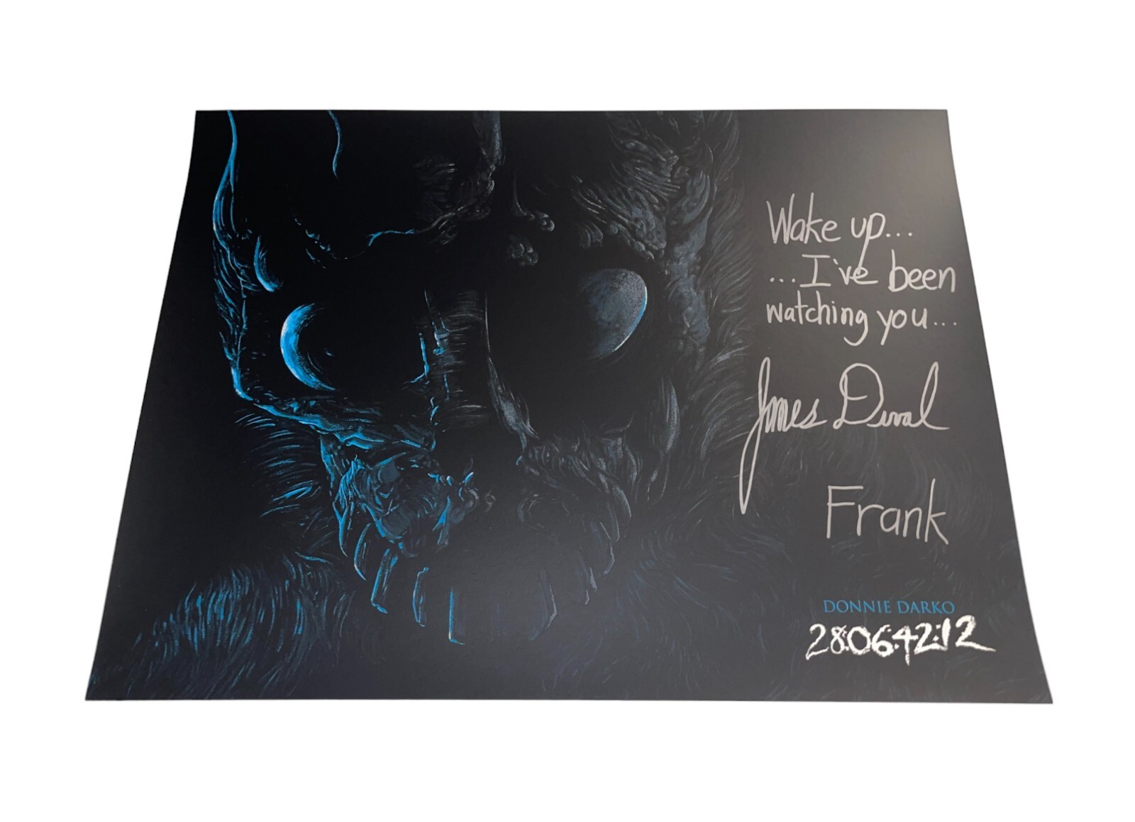 James Duval Signed 18×24 Donnie Darko Frank Art Print 23/30 Autograph JSA COA