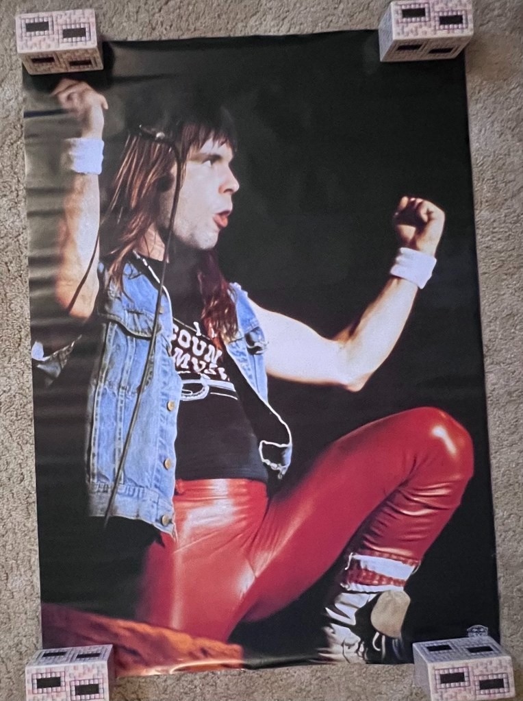 Iron Maiden – Bruce Dickinson Performance Poster 24×33.5 Heavy Metal Rolled