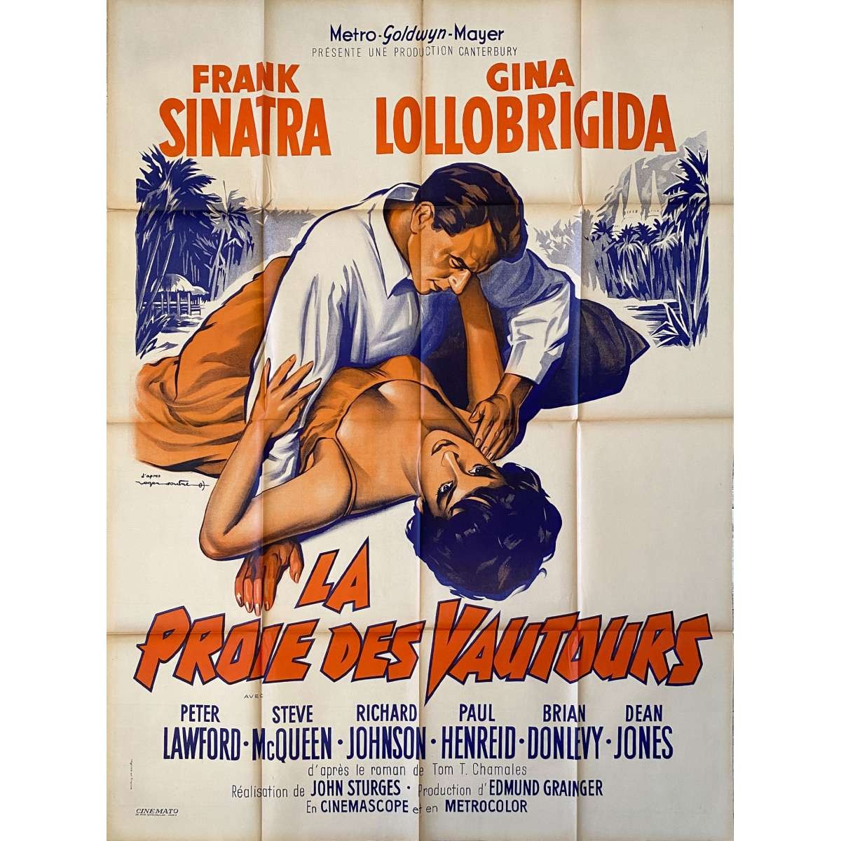 NEVER SO FEW Original Movie Poster – 47×63 in. – 1959 – John Sturges, Frank Sin