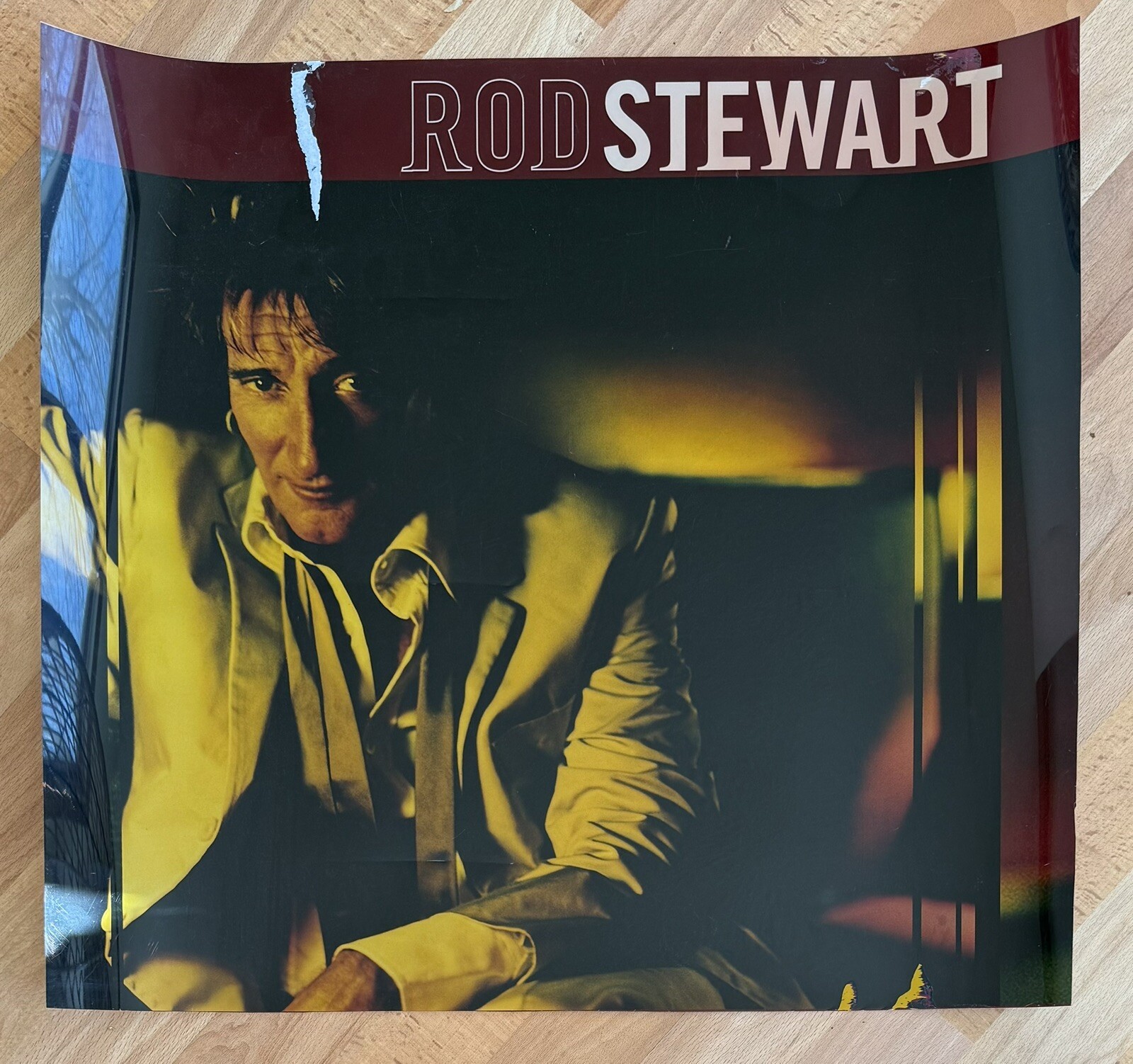 Rod Stewart Human LARGE LIGHTBOX POSTER (2001) 22 X 20 Acrylic Promo