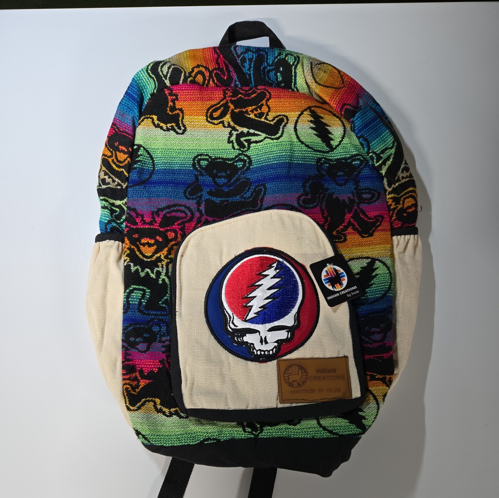 Grateful Dead Indian Creations Back Pack NWT (HAND MADE BY INCAS) Discontinued