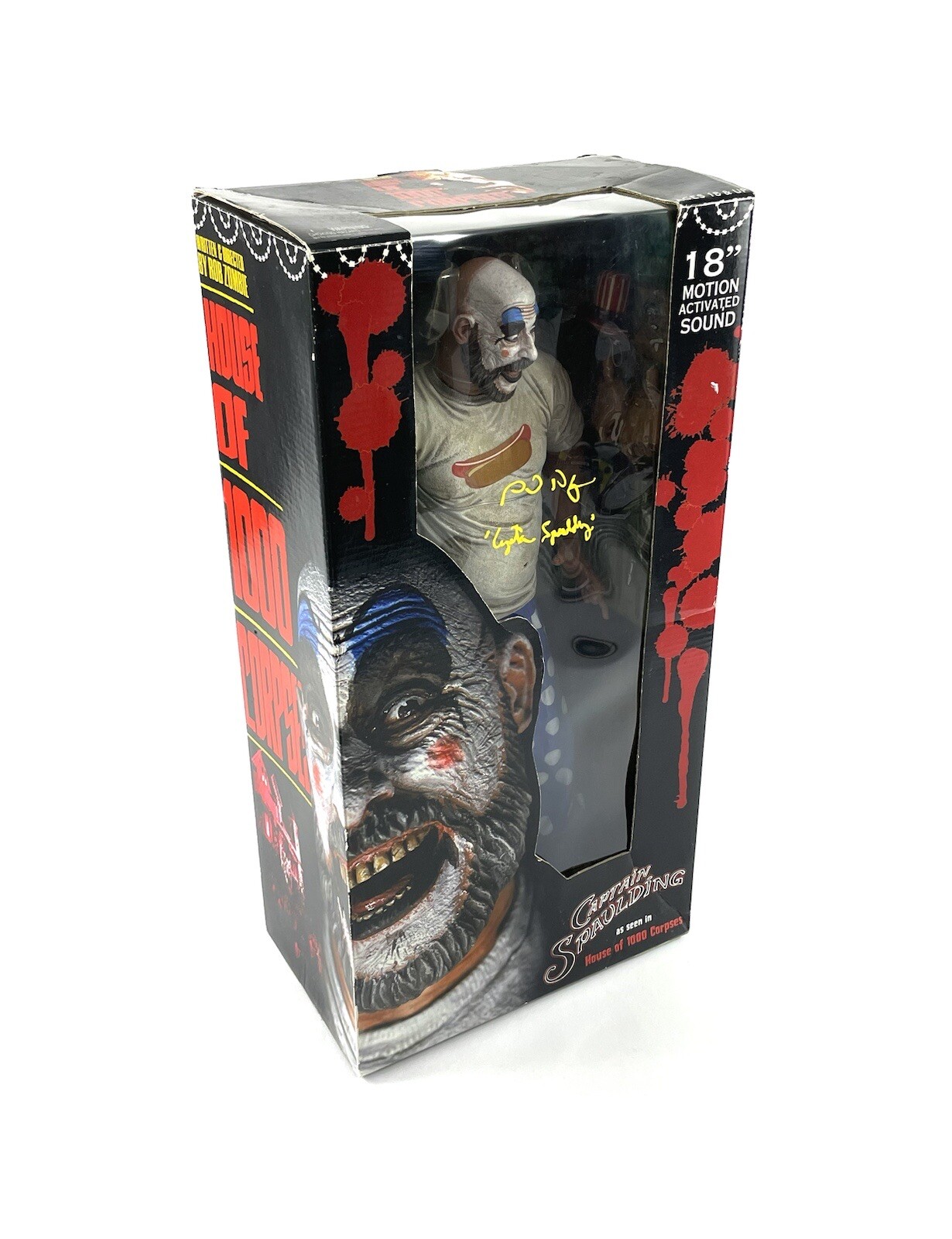 Captain Spaulding Sid Haig Signed NECA 18″ Action Figure House of 1000 Corpses