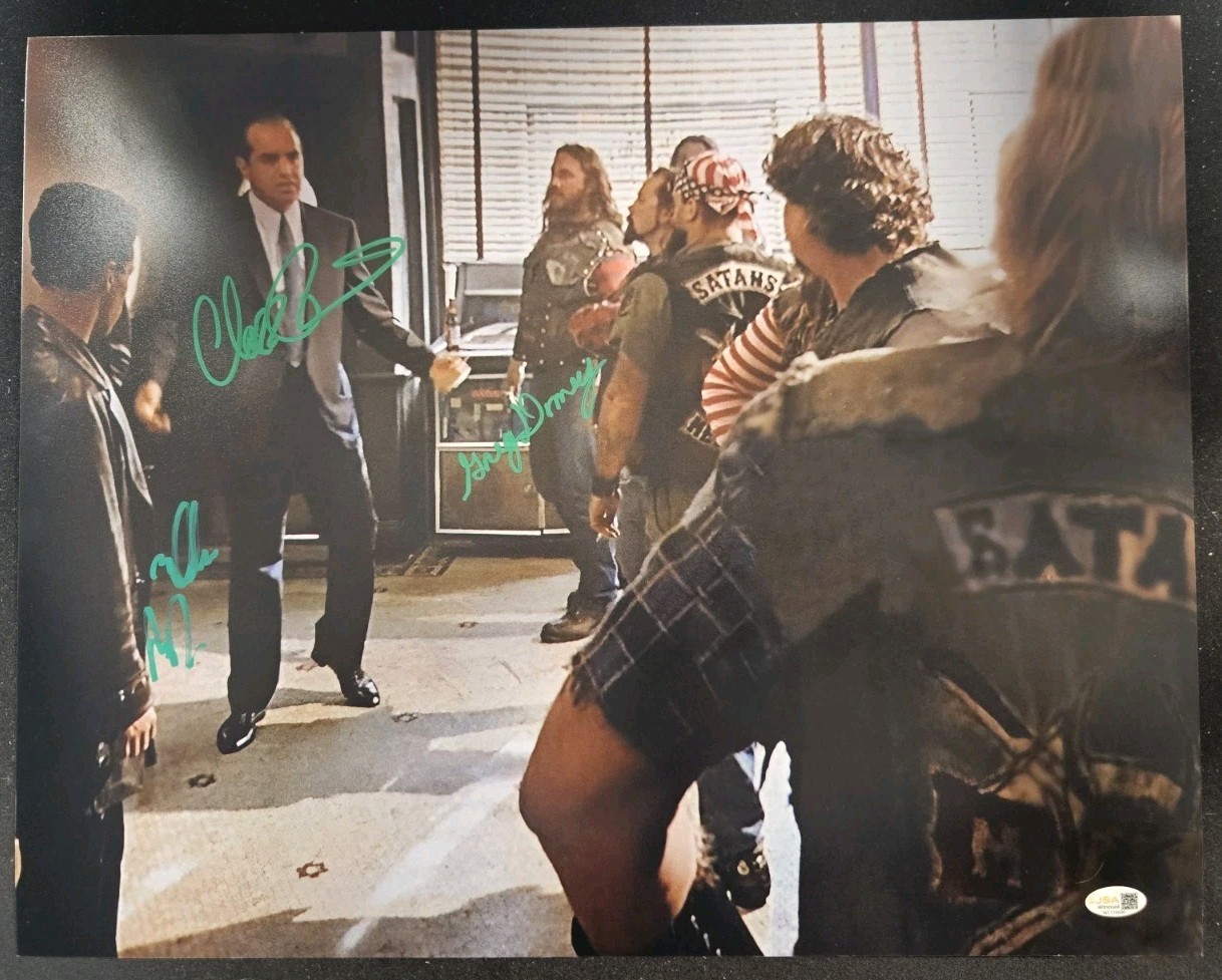 Chazz Palminteri Lillo Brancato & Greg Domey Signed 16×20 A Bronx Tale Photo JSA