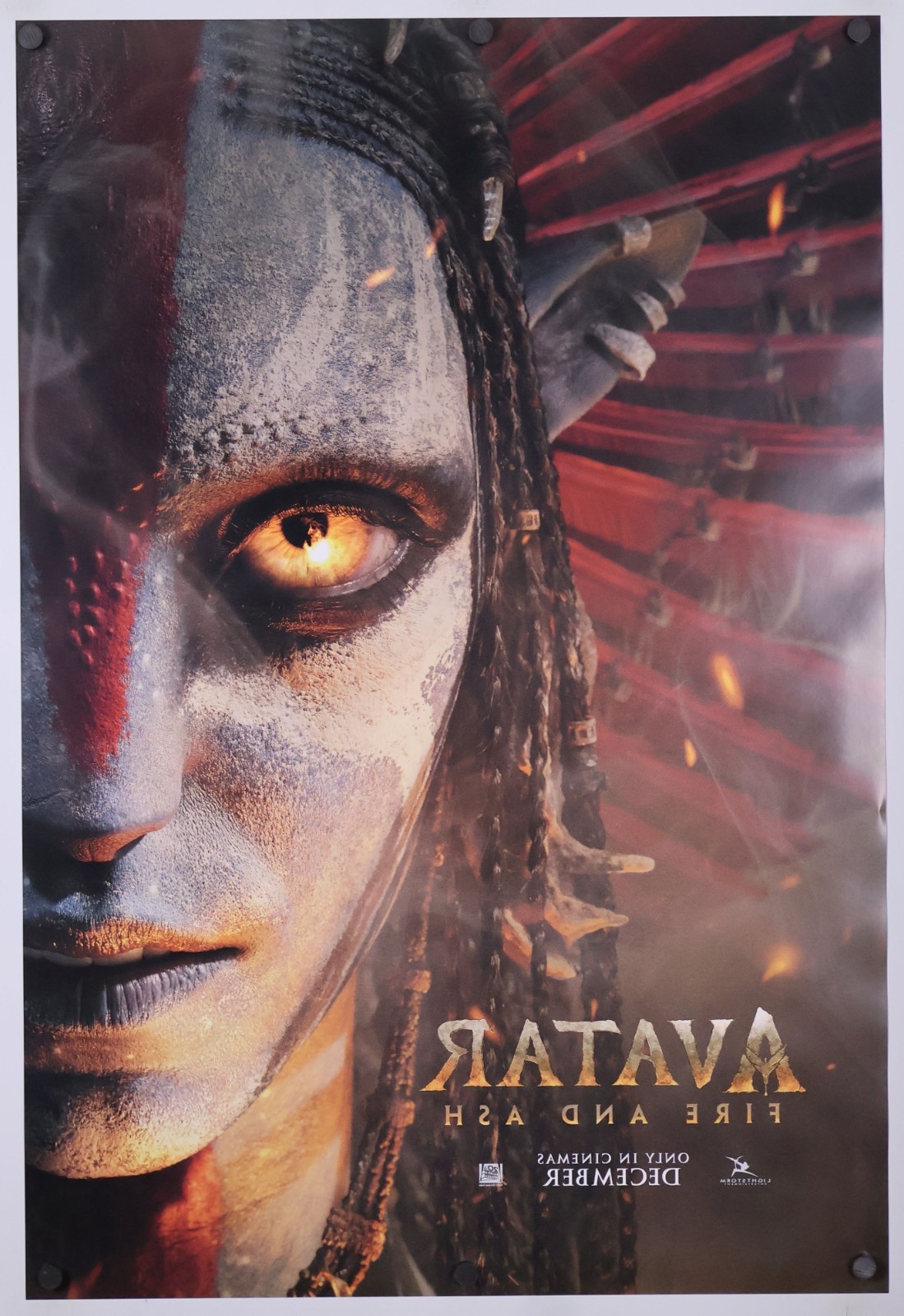 Avatar Fire and Ash – original DS movie poster INTL Advance D/S 27×40 2025 MINT