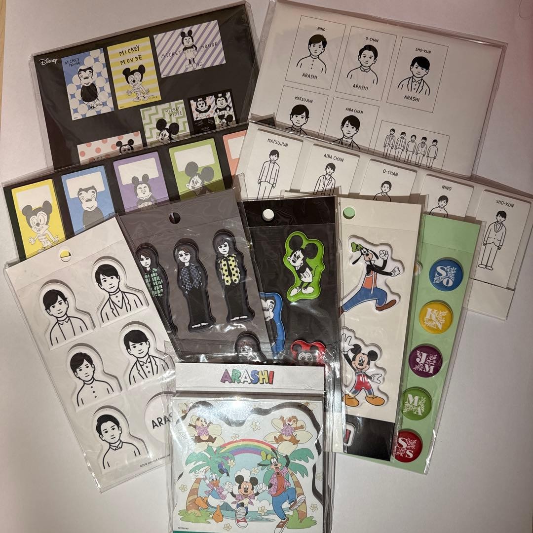 Arashi Disney Collaboration Goods Set – Official Unused Idol Merchandise