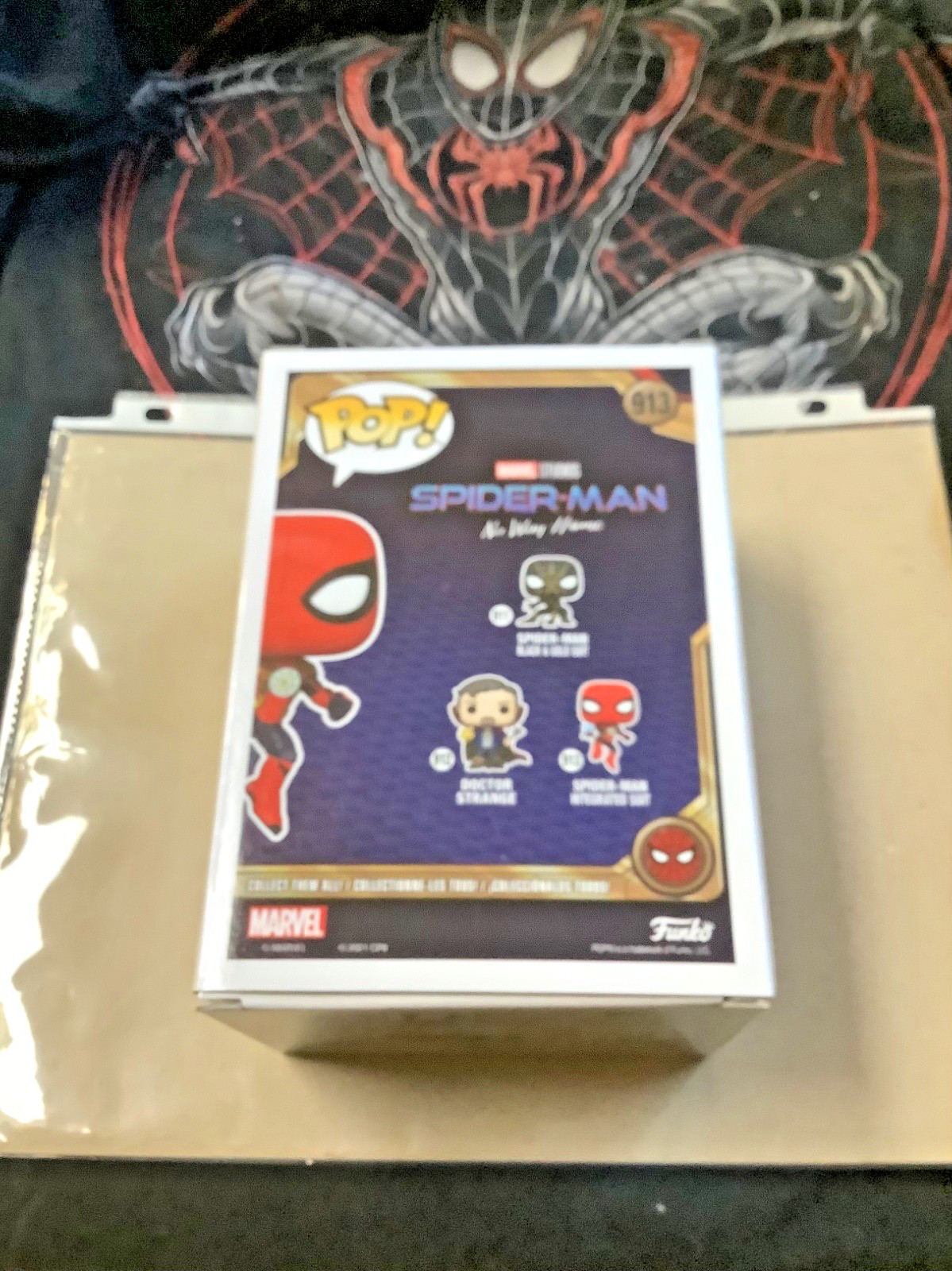 TOM HOLLAND SIGNED AUTOGRAPHED SPIDERMAN FUNKO POP COA SWAU PRIVATE SIGNING RARE