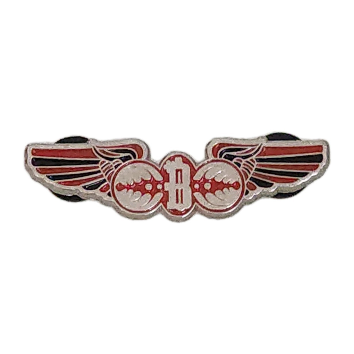 Bassnectar Pilot Wings Enamel Pin Jamaray Design 2014 Red Black Silver NVSB Era