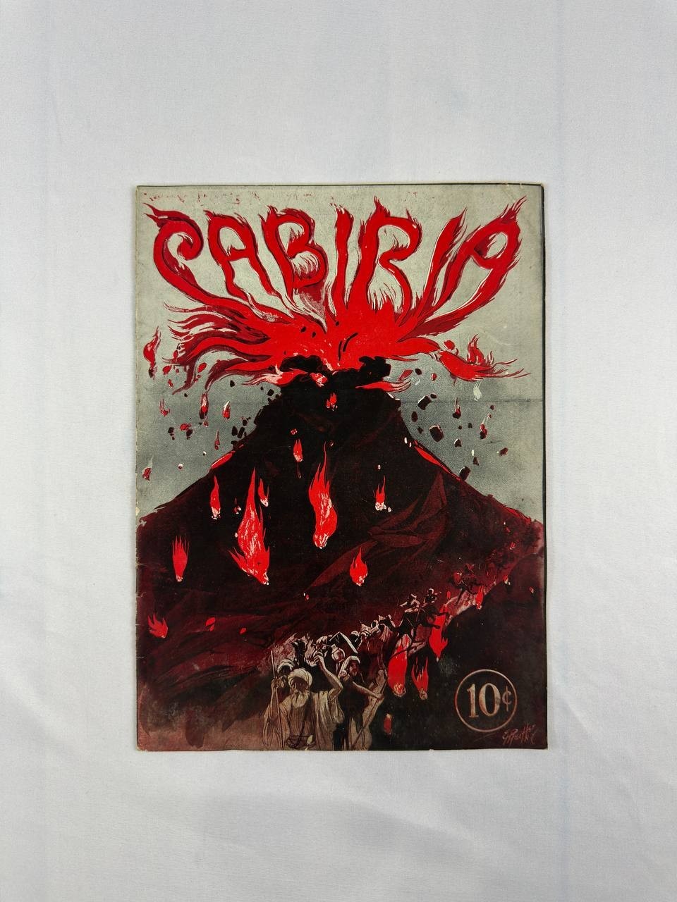 Original 1914 CABIRIA Silent Film Souvenir Program Book Gabriele D’Annunzio
