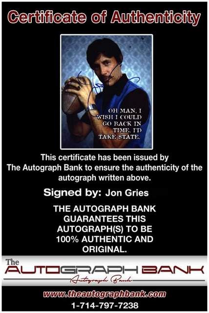 Jon Gries authentic signed celebrity 8×10 photo W/Cert Autographed (B0362)