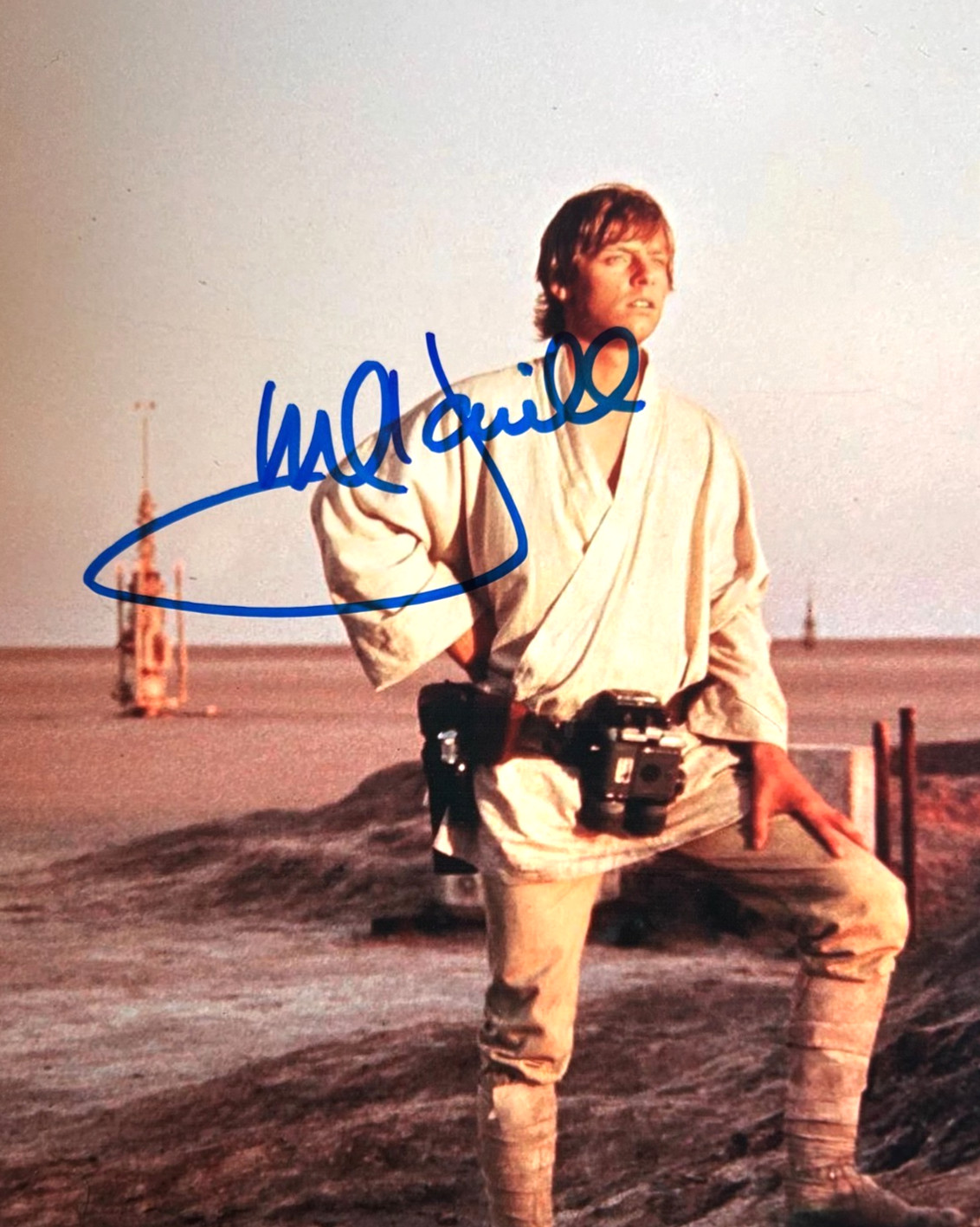 MARK HAMILL Signed (STAR WARS: LUKE) 8×10″ Genuine Original Autograph + COA