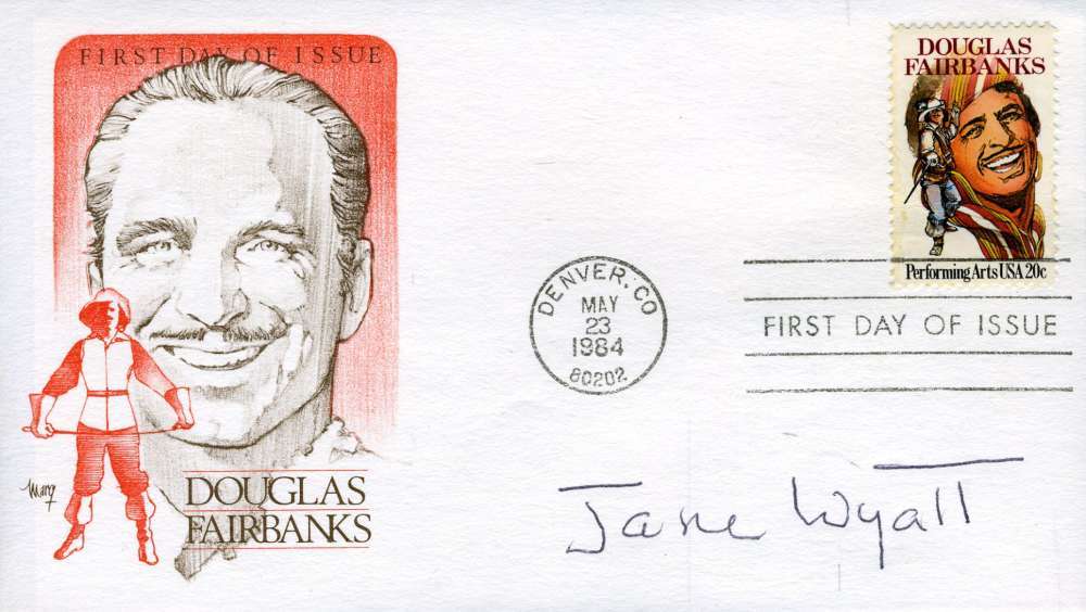Jane Wyatt Hand Signed Psa/dna Coa Fdc Authenticated Autograph