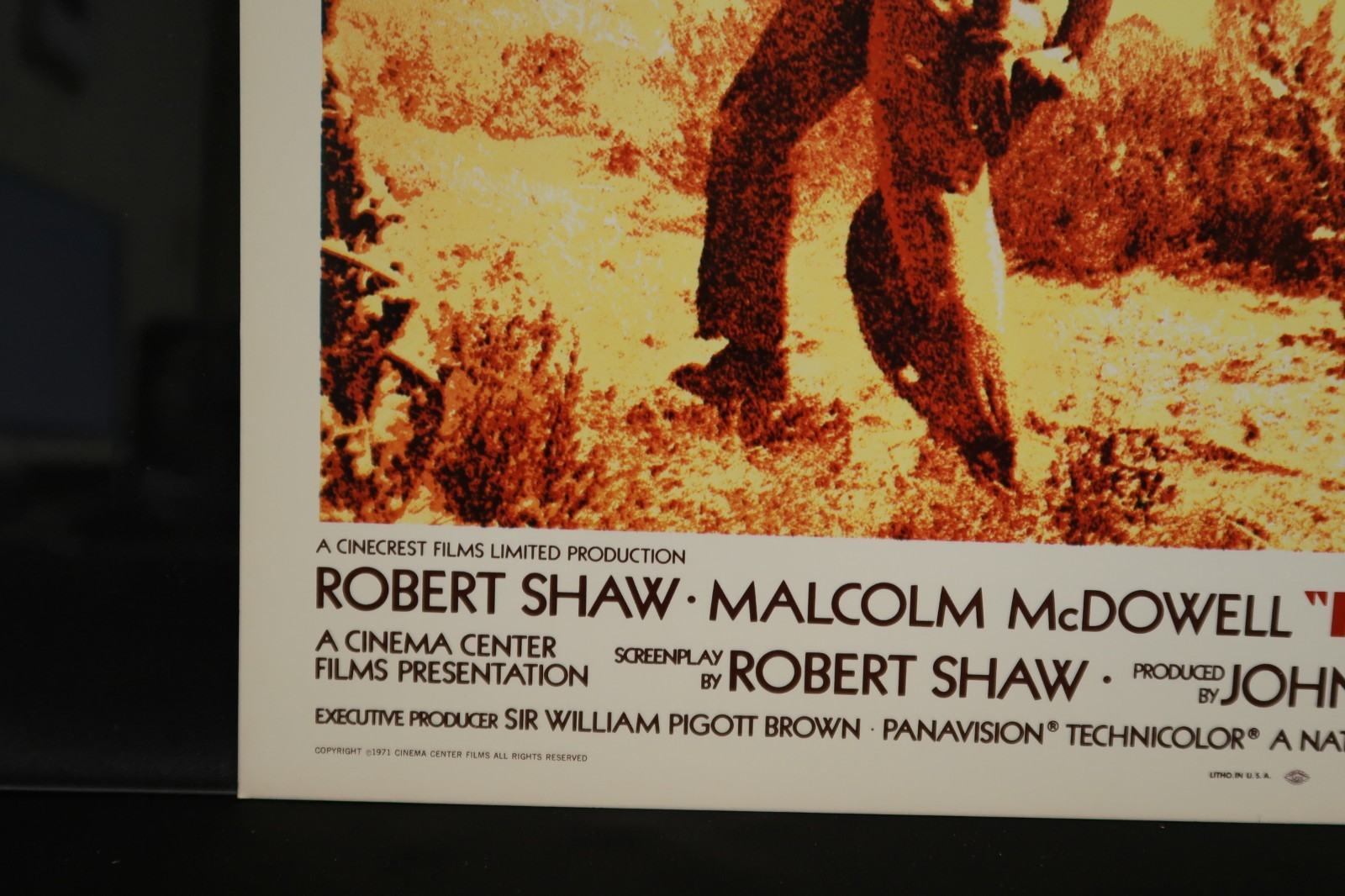Figures in a Landscape Window Card 1971 Movie Poster 14 x 22 NSS 71/275 Rob Shaw