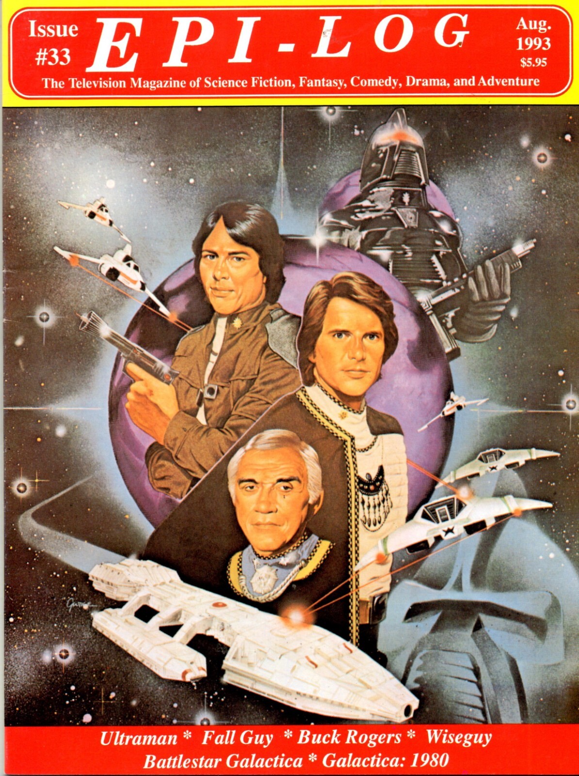 Magazine – Epi-log #33 August 1993 Ultraman Battlestar Galactica Buck Rogers