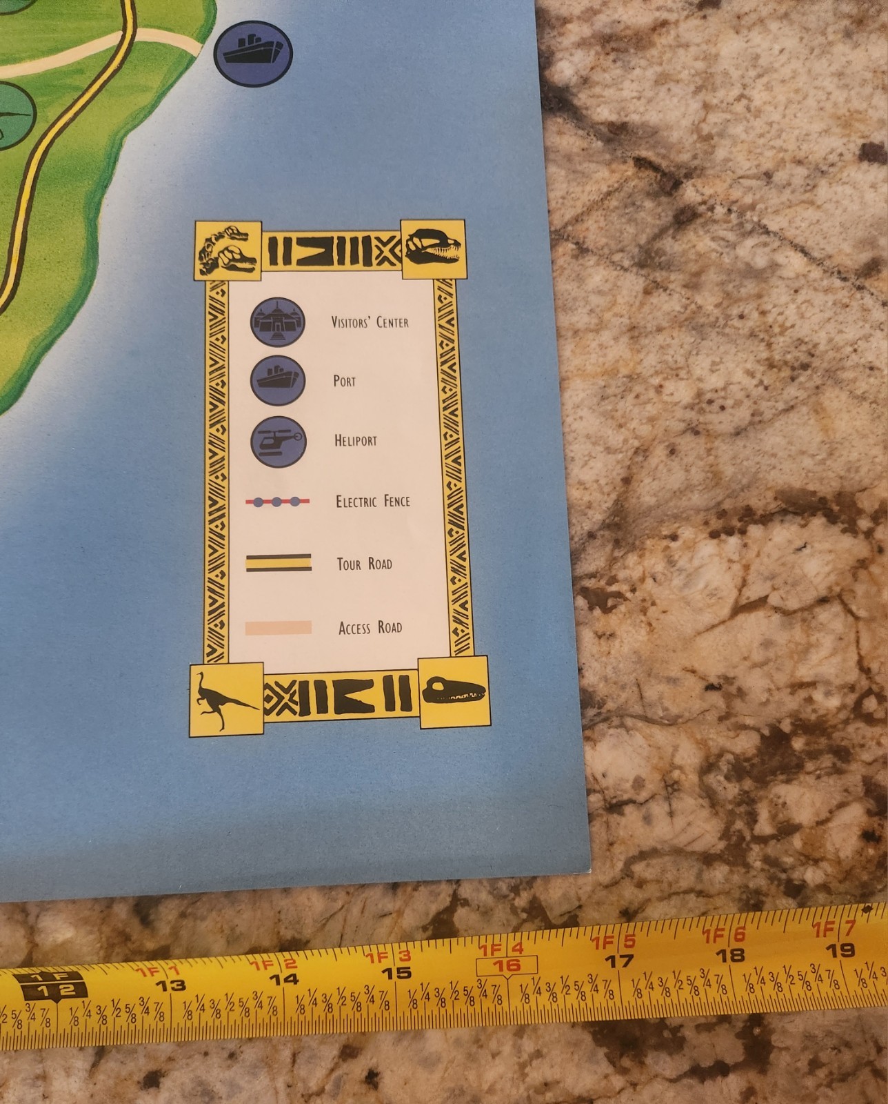 Original Feb 1993 Vol 1 Jurassic Newspaper Park Press Kit Promo Poster Brochure