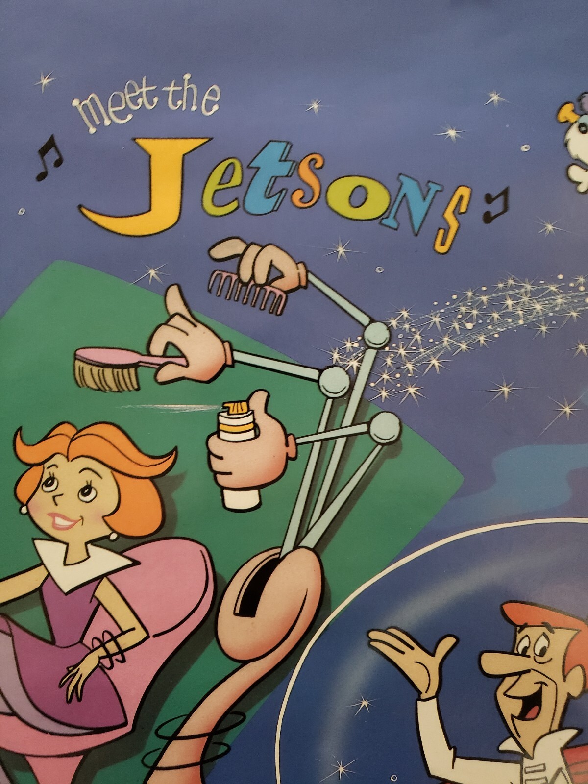 Jetsons Poster Original 1986 Vintage Hanna Barbera Cartoon Animated #324 21×32
