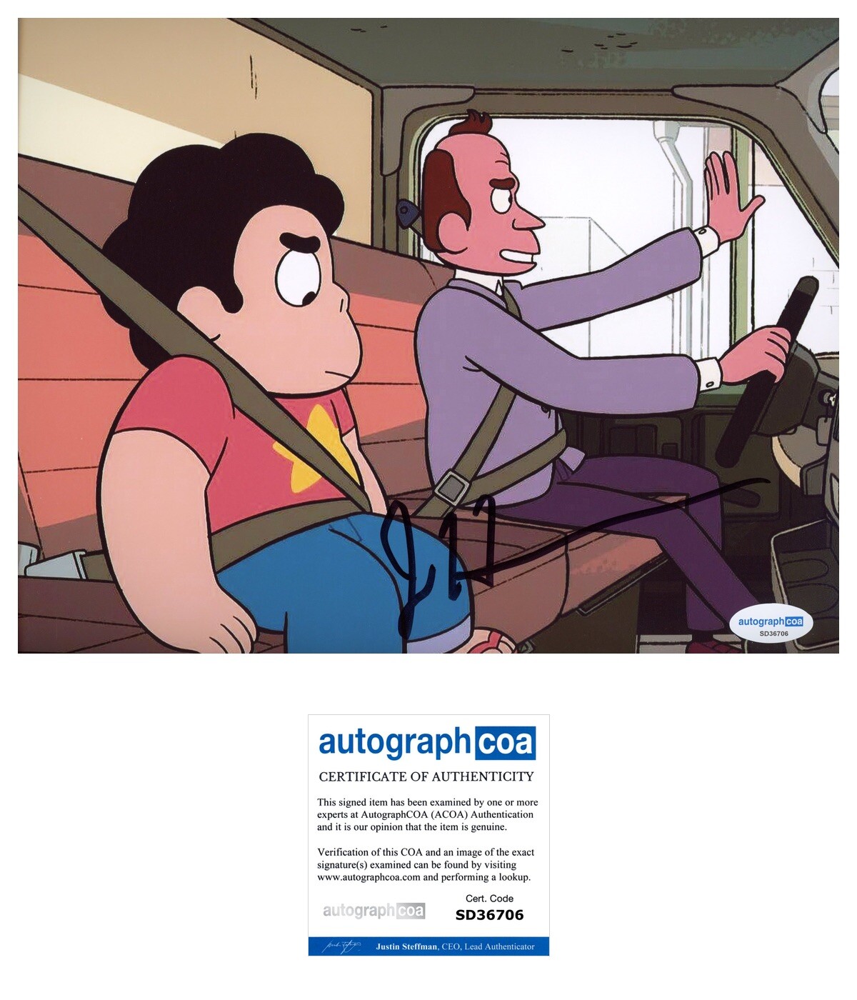 Joel Hodgson ‘Steven Universe’ Signed 8×10 Photo ‘Mayor Bill Dewey’ ACOA