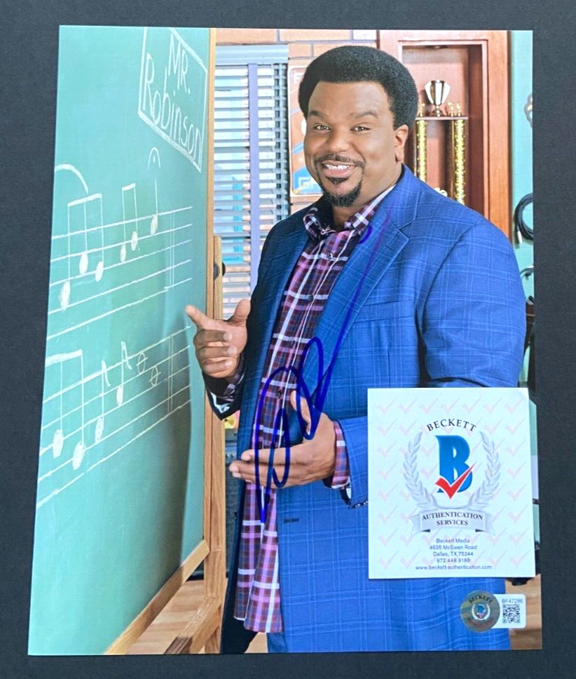 CRAIG ROBINSON SIGNED 8X10 PHOTO THE OFFICE DARRYL PHILBIN THIS IS END BAS C