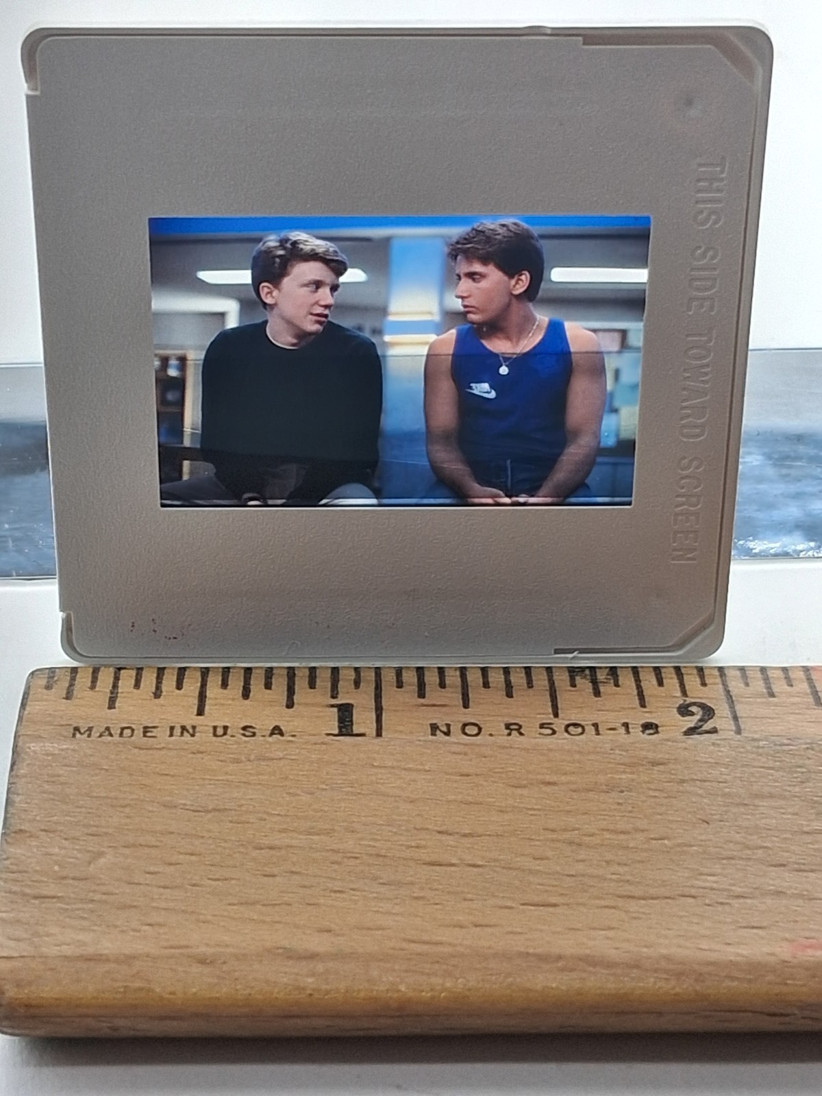 1984 Breakfast Club, Anthony M.Hall & Emilio Estevez, 35mm Transparency Slide,