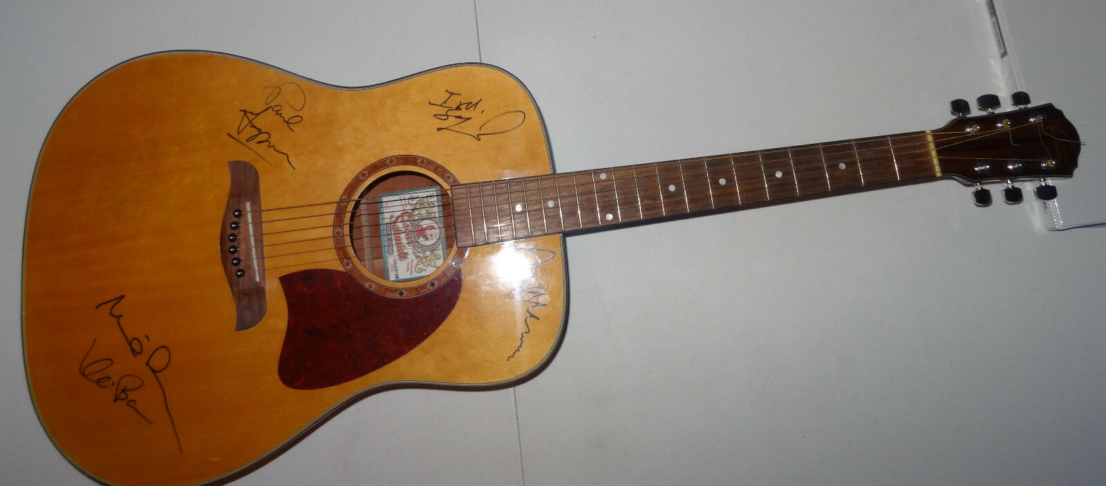 SIGNED THE BACON BROTHERS AUTOGRAPHED ACOUSTIC GUITAR CERTIFIED JSA # BB28336
