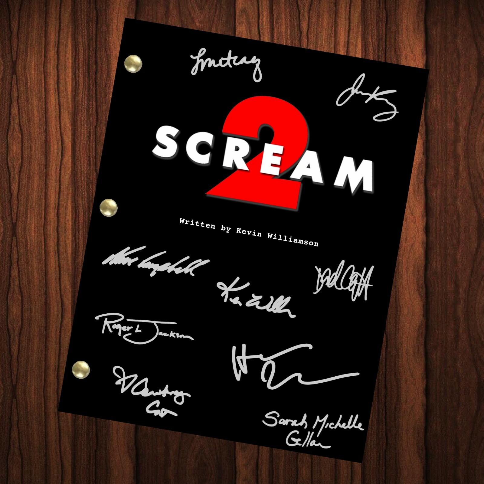 Scream 2 Signed Autographed Script Full Screenplay Full Script Reprint Horror
