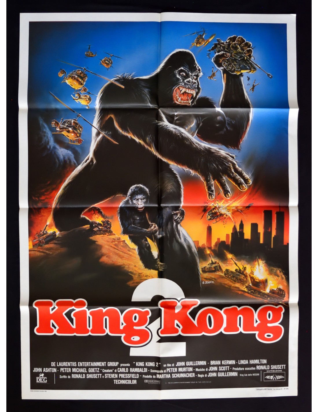 King Kong 2 Poster John Gulleirmin Brian Kerwin A444
