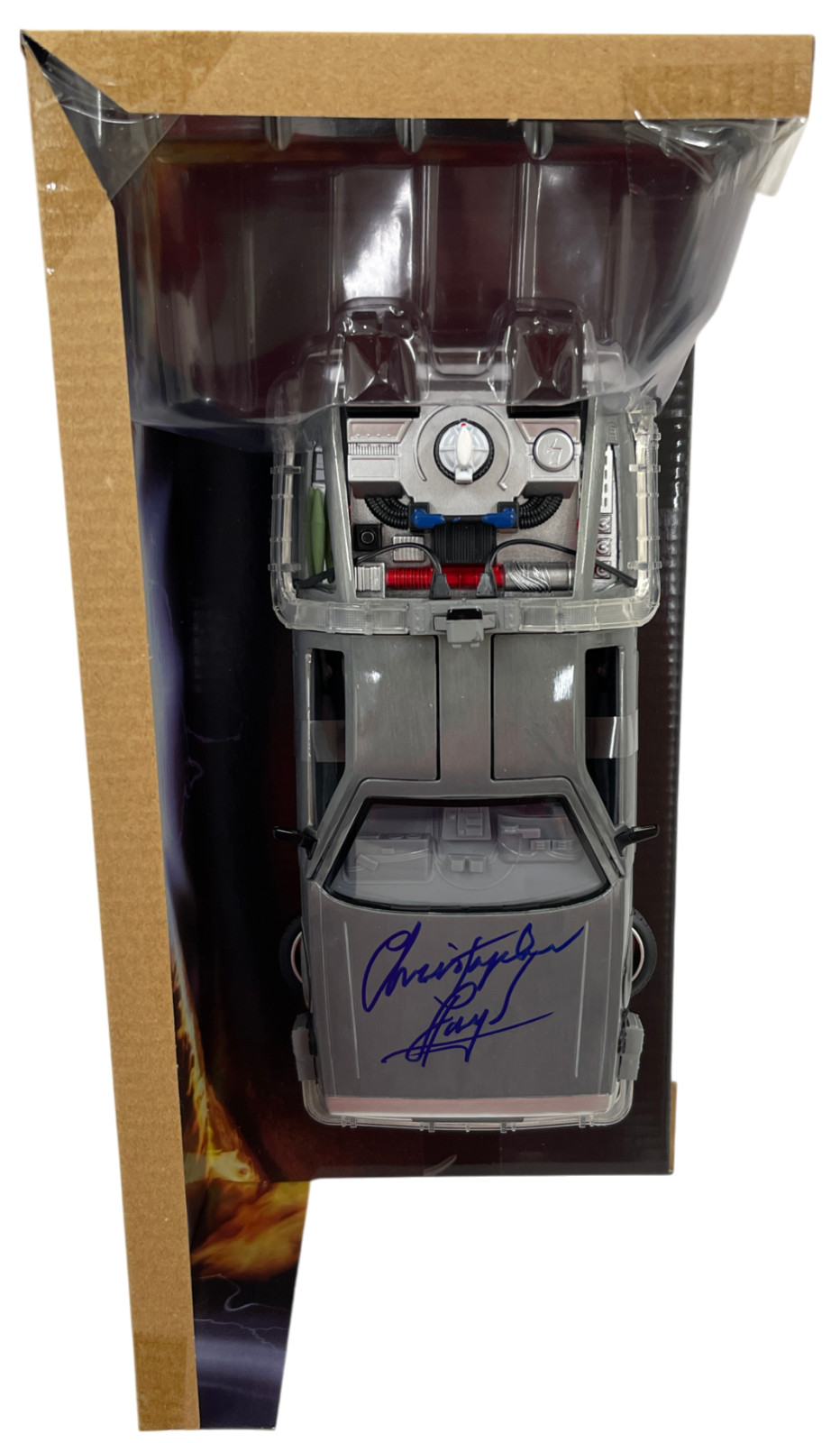 Christopher Lloyd Signed Back to the Future 1:24 Diecast Delorean Beckett