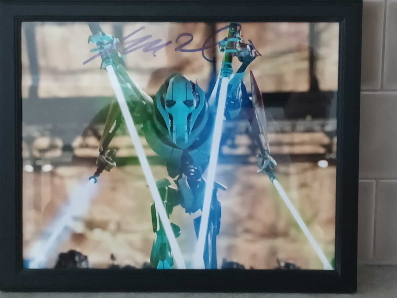 MATHEW WOOD Signed Star Wars (General Grievous) FRAMED 8×10 Photo (Prestine COA)