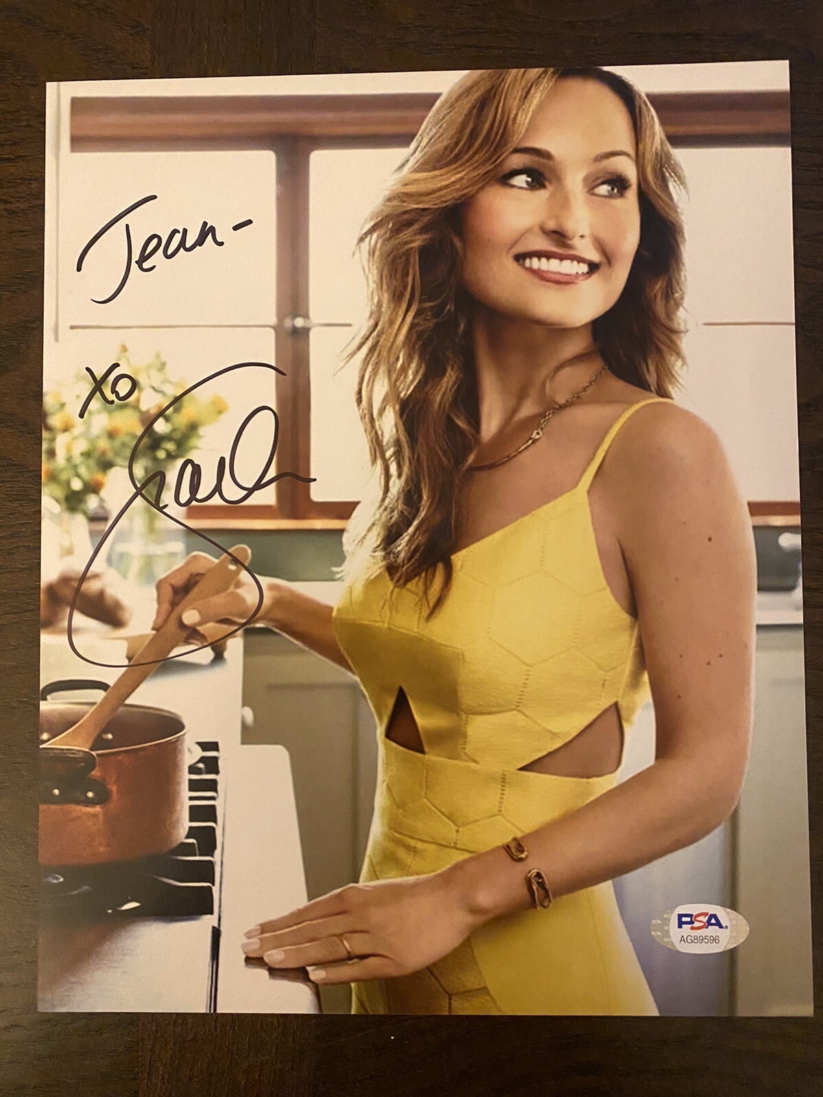 giada de laurentiis photo Signed PSa COA