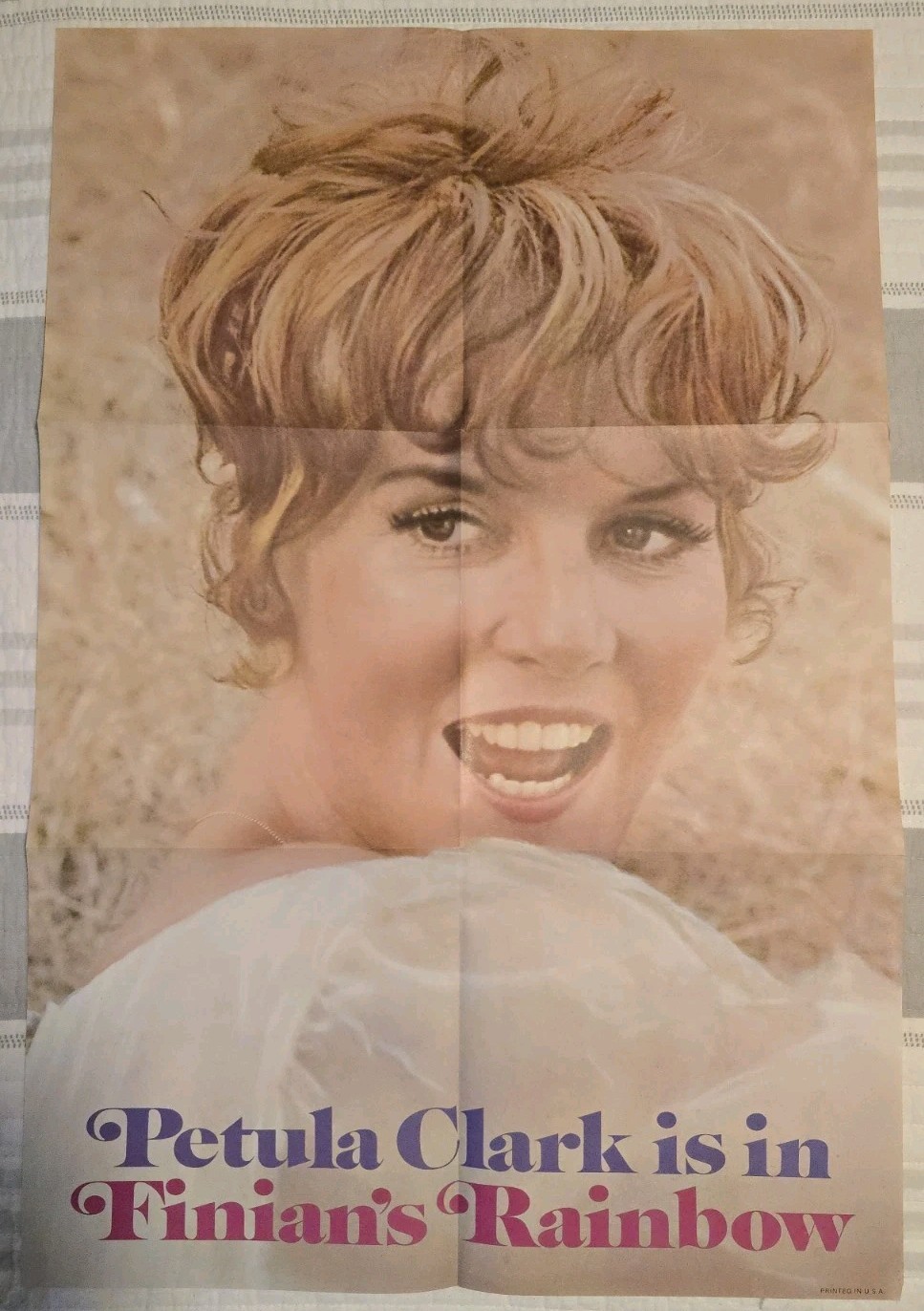 PETULA CLARK FINIANS RAINBOW RARE POSTER 33″ X 22″ SUPER CLEAN EXCELLENT