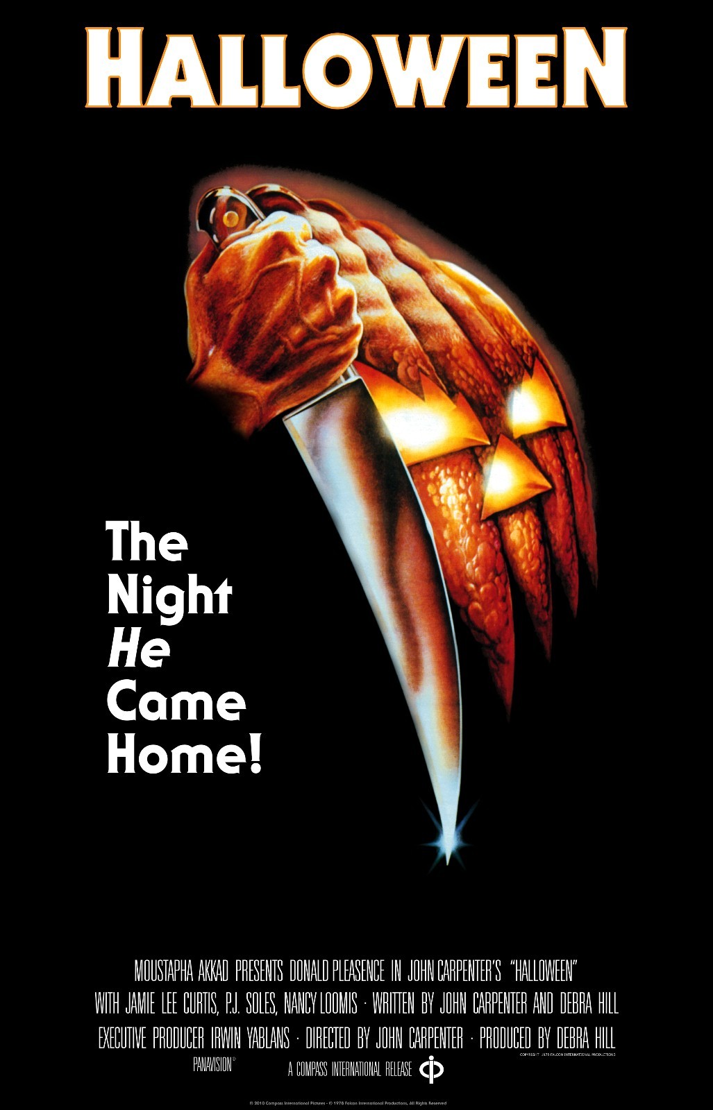 HALLOWEEN (1978) Movie Poster “The Night he Came Home” Michael Myers