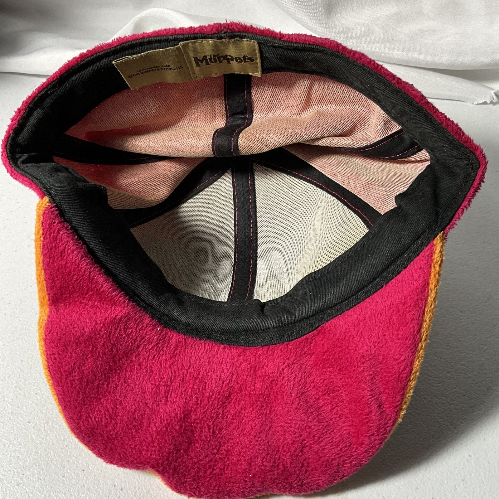 The Muppets Animal Plush Character Baseball Cap Hat Adult One Size Pink Official