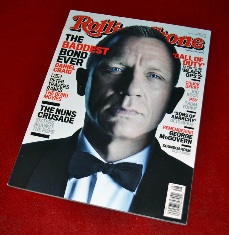 DANIEL CRAIG Signed Autograph, BOND 007 PROP, DVD, SKYFALL STORYBOARD, COA Frame