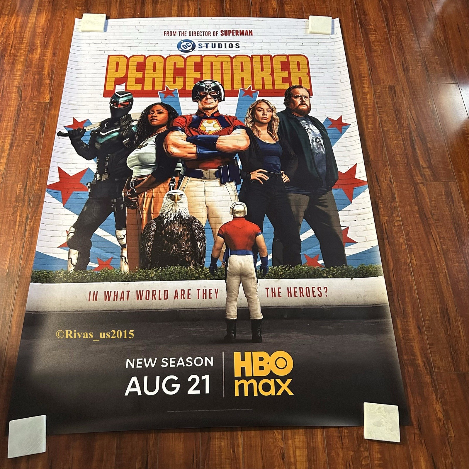 PEACEMAKER HBO MAX original Series Bus Stop Poster 48x70inches (4×6 Ft)