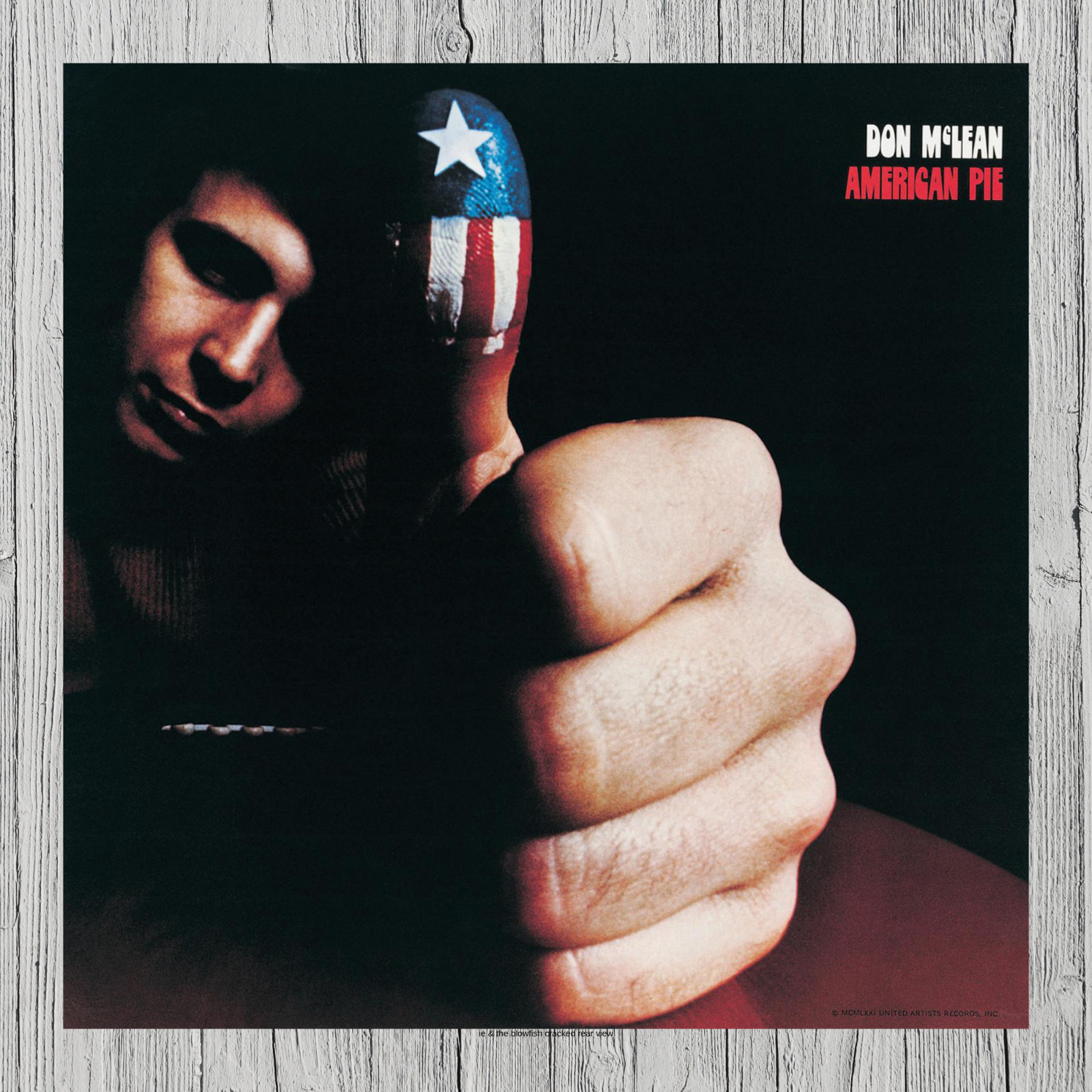 Don McLean American Pie Album Cover Metal Sign Poster