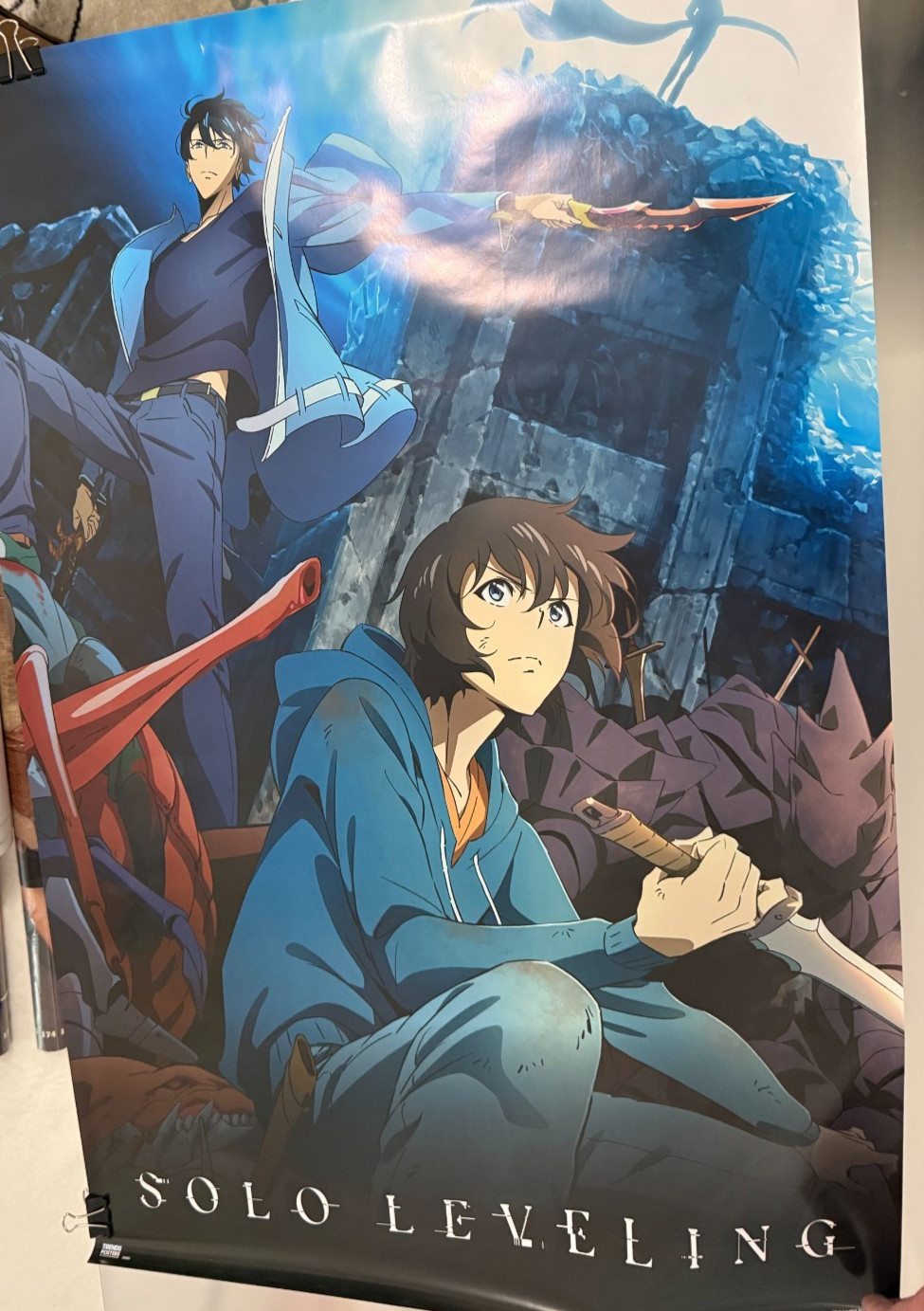 SOLO LEVELING POSTER – 22×34 – 25885 free ship