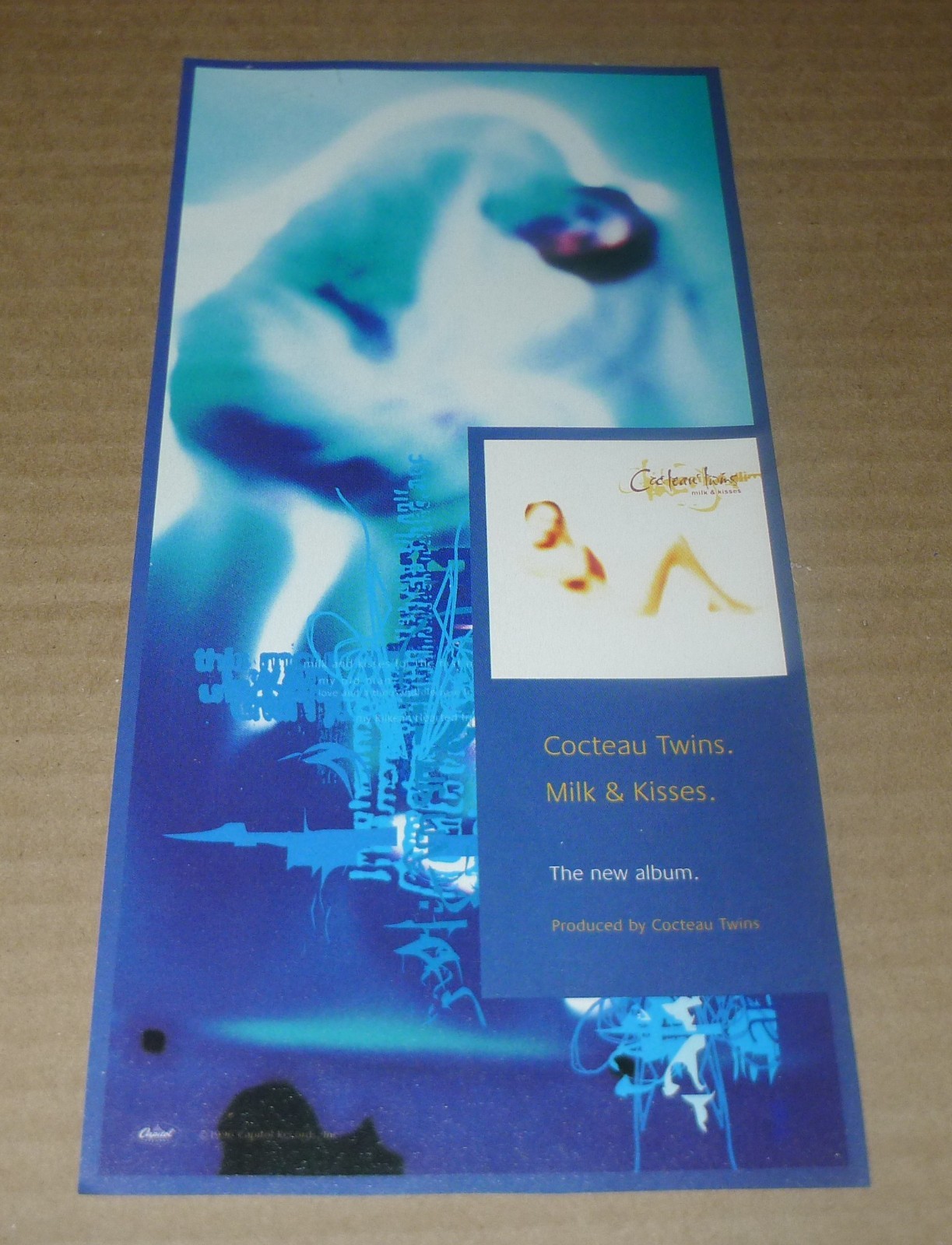COCTEAU TWINS long thin PRINT AD milk kisses 90’S ethereal goth dead can dance