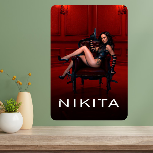 Nikita TV Show Metal Poster Sign