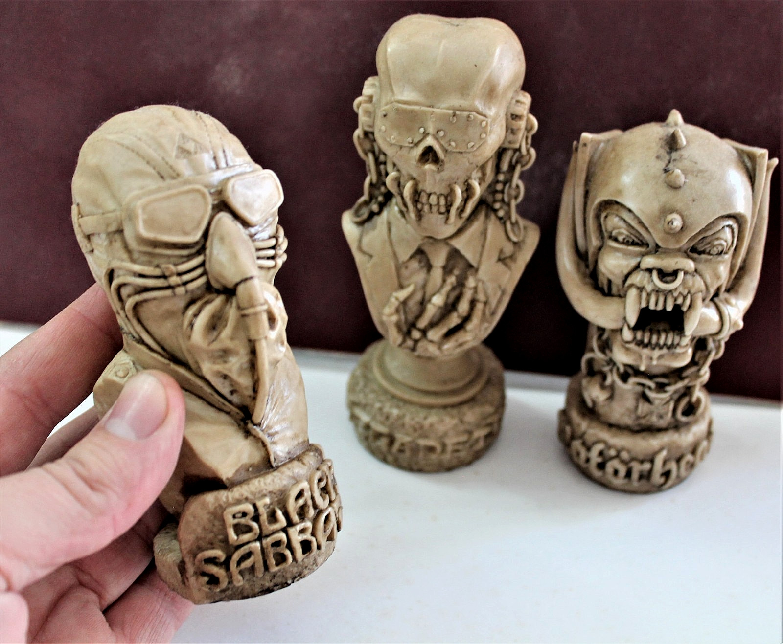 BLACK SABBATH NEVER SAY DIE! BUST RESIN SCULPTURE HEAVY METAL MUSIC FIGURE ROCK