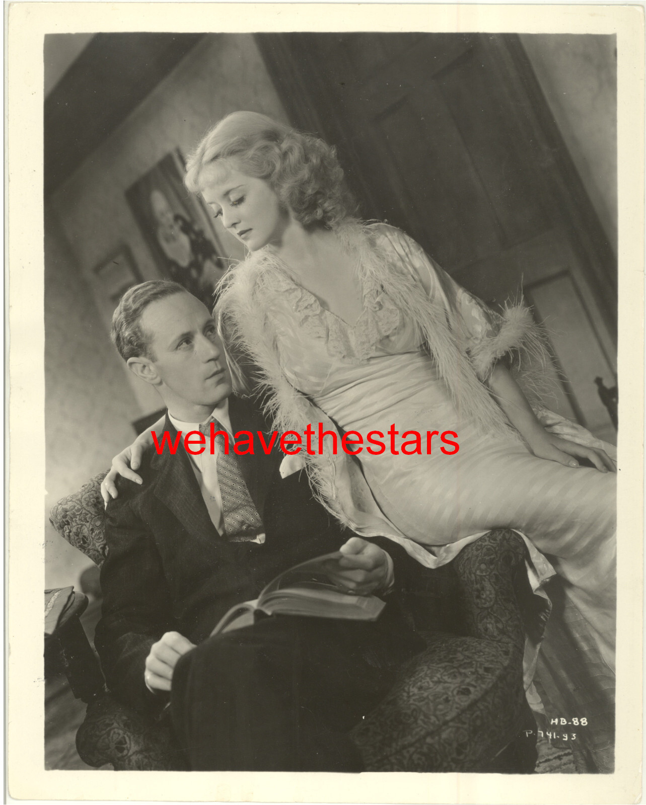 VINTAGE Bette Davis Leslie Howard OF HUMAN BONDAGE ’34 Publicity Portrait