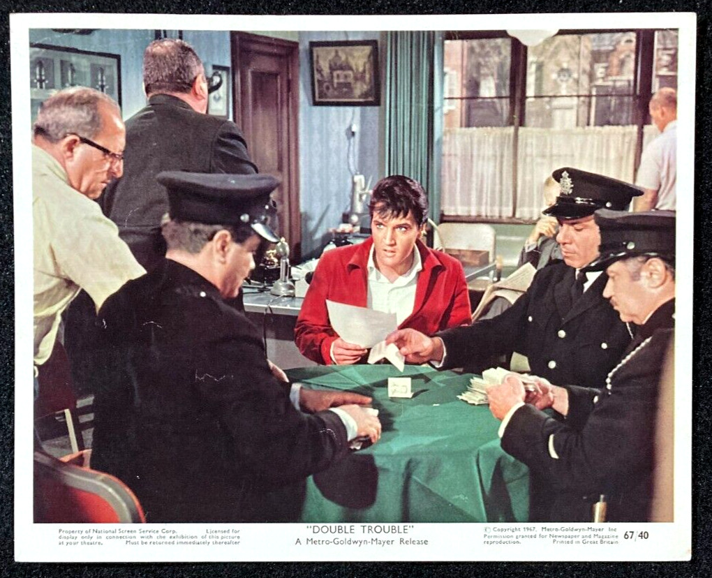 ELVIS PRESLEY Original Movie Color Photo DOUBLE TROUBLE Rock & Roll