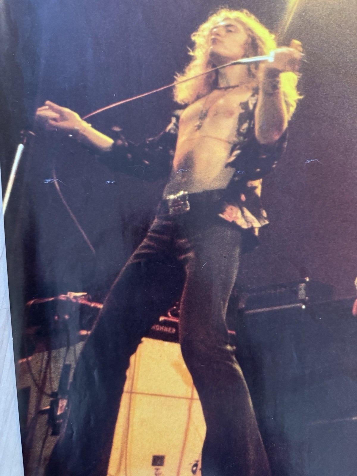Vintage Original Led Zeppelin Group Concert Live Poster Bigfoot 32” x 22”