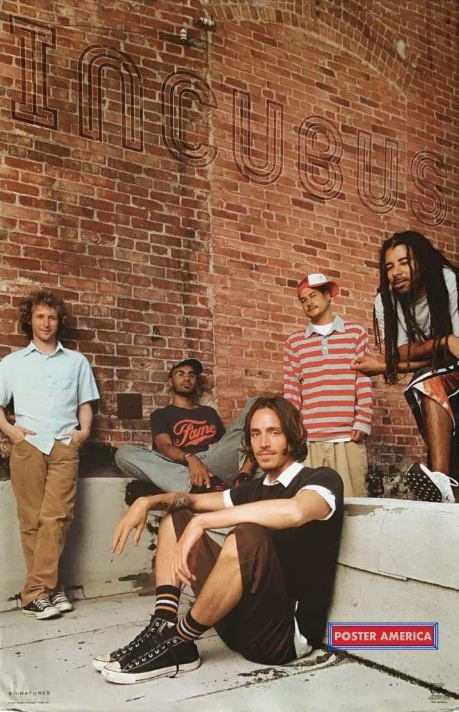 Incubus In Front of Brick Wall Poster 22 x 34.5