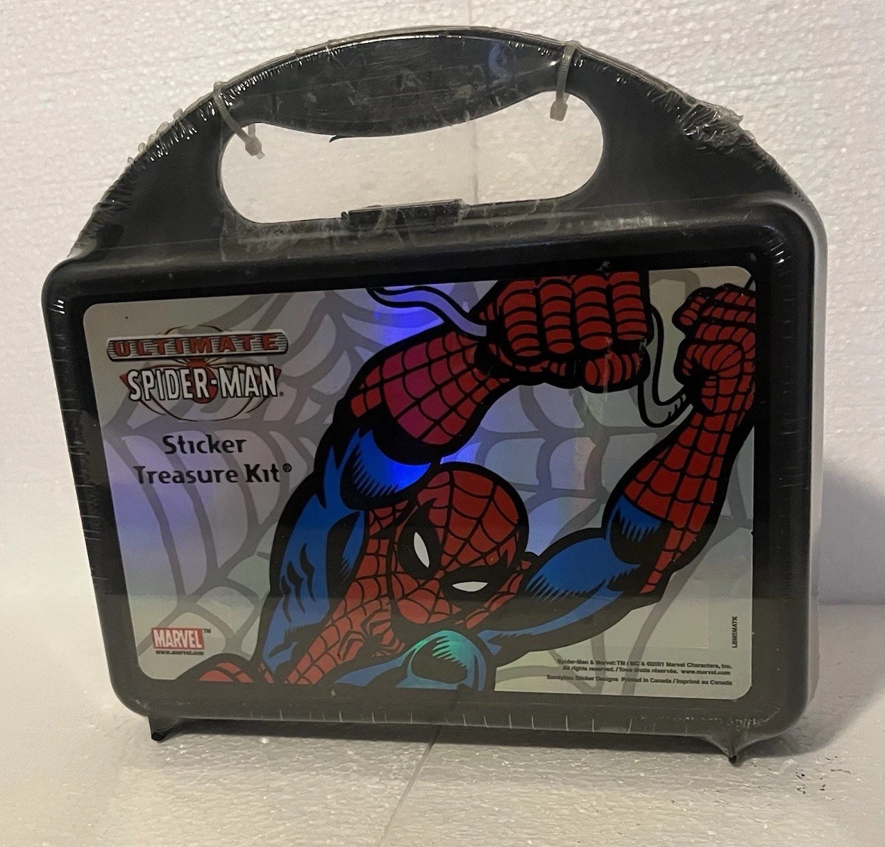 2001 Ultimate Spider-Man Sticker Treasure Kit by Sandy Lion SEALED NEW Vintage